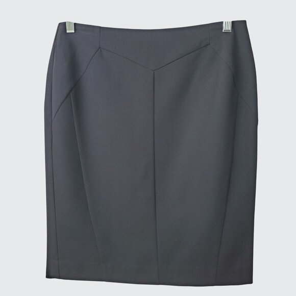 Worthington Dresses & Skirts - Worthington Womens Black Pencil Skirt Size 8 Polyester Blend Sleek Office Wear
